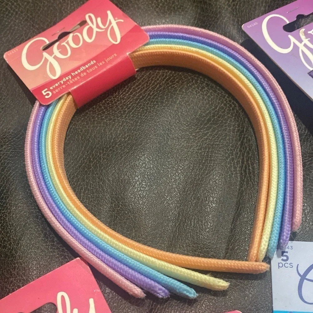 SUPER Cute Girls Goody Hair Accessories NWT Ouchless Comfort Headwraps Snap Clip